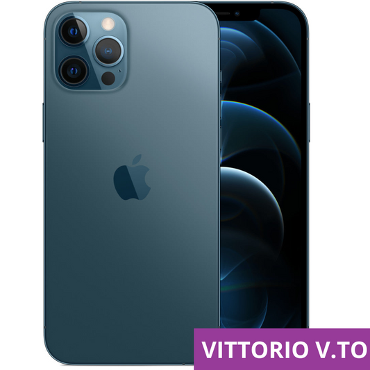 iPhone 12 Pro Max 256gb Pacific Blu #1382